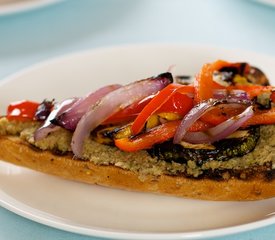 Grilled Vegetable Sandwich with Tapenade