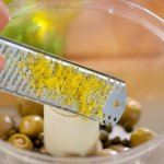 Add some freshly grated lemon zest.