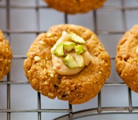 Almond Thumbprint Cookies (Low Fat, Low Calorie)