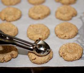 Almond Thumbprint Cookies (Low Fat, Low Calorie)