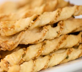 Parmesan Sesame Twists 