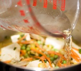 Asian Miso-Sesame Soba Stew with Tatsoi 