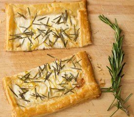 Goat Cheese, Rosemary and Lemon Tart