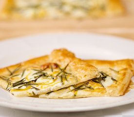 Goat Cheese, Rosemary and Lemon Tart