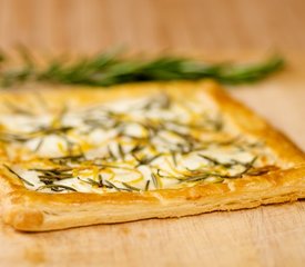 Goat Cheese, Rosemary and Lemon Tart