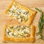 Goat Cheese, Rosemary and Lemon Tart