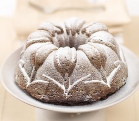 Chocolate Walnut and Flaxseed Bundt Cake