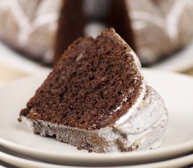 Chocolate Walnut and Flaxseed Bundt Cake