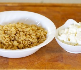 Swiss Chard, Red Pepper and Goat Cheese Pasta 