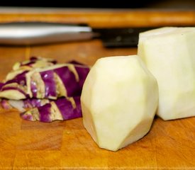 Kohlrabi, Carrot and Fennel Slaw