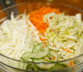 Kohlrabi, Carrot and Fennel Slaw