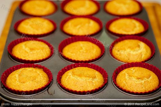 Muffins out of the oven