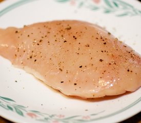 Baked Lemon Chicken with Mushroom Sauce 