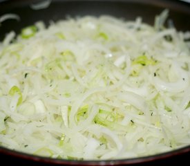 Cheese Onion Leek and Potato Pie