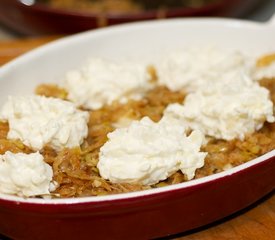 Cheese Onion Leek and Potato Pie