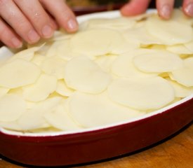 Cheese Onion Leek and Potato Pie