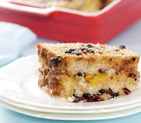 Orange Marmalade Vanilla Bean Bread Pudding