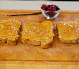 Orange Marmalade Vanilla Bean Bread Pudding