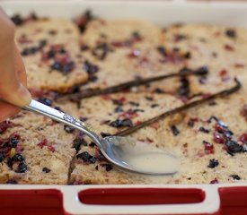 Orange Marmalade Vanilla Bean Bread Pudding