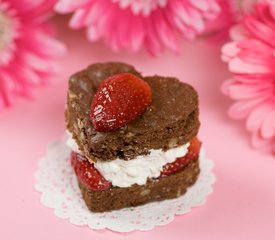 Be My Valentine Brownie Hearts