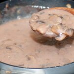 Add the onions and saute until beginning to become translucent, about 5 minutes. 