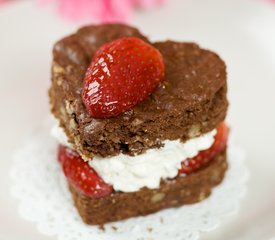 Be My Valentine Brownie Hearts