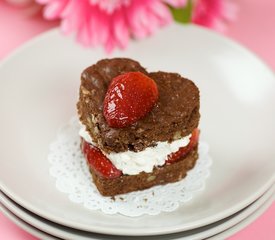 Be My Valentine Brownie Hearts