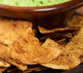 Chili Lime Tortilla Chips (home-made)