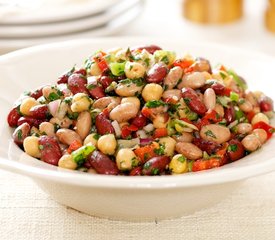 Three Bean Salad with Sweet Bell Peppers