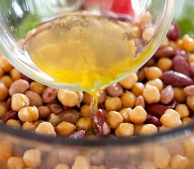 Three Bean Salad with Sweet Bell Peppers