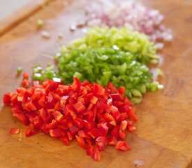 Three Bean Salad with Sweet Bell Peppers