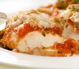 Cheesy Tomato Basil Chicken Breasts