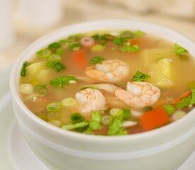 Pineapple and Shrimp Tom Yum Soup