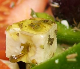 Cherry Tomato Cucumber Feta Salad