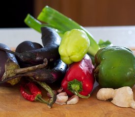 Sichuan Stir-Fry Eggplant with Bell Peppers