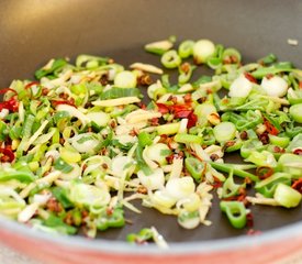 Sichuan Stir-Fry Eggplant with Bell Peppers