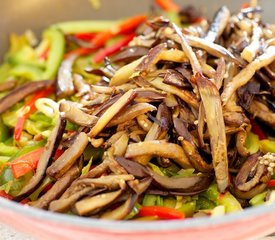 Sichuan Stir-Fry Eggplant with Bell Peppers