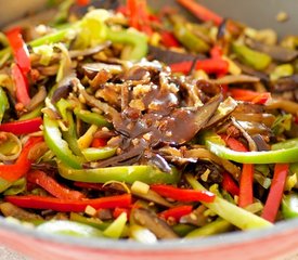 Sichuan Stir-Fry Eggplant with Bell Peppers