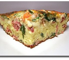 Bacon and Mozzarella Frittata