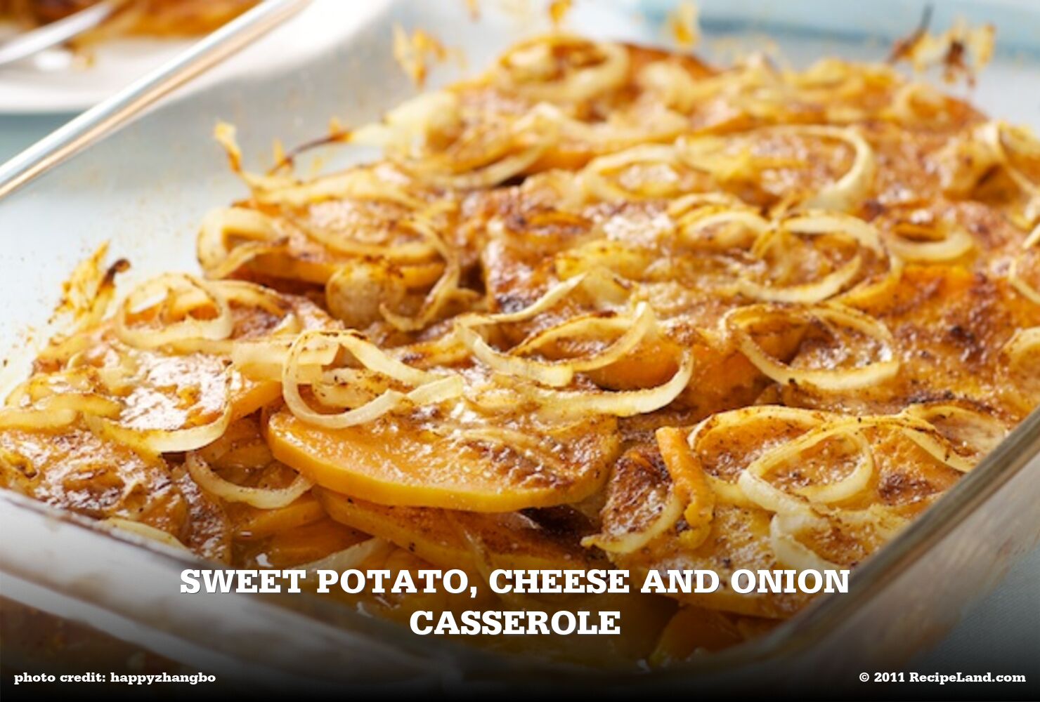 Sweet Potato, Cheese And Onion Casserole