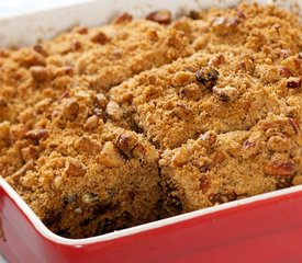 Acorn Squash Cake with Pecan Streusel