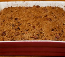 Acorn Squash Cake with Pecan Streusel