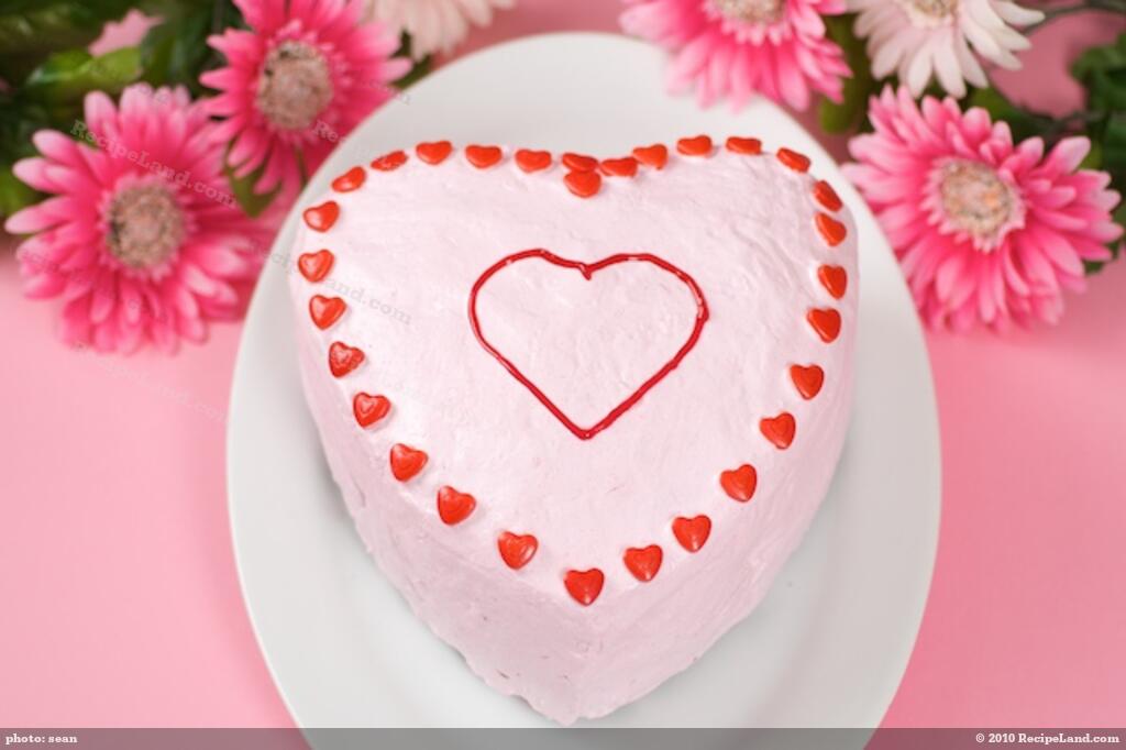 Fudgey Valentine Cake Recipe | RecipeLand