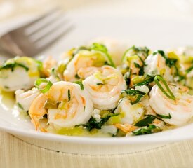 Garlicky Shrimp Scampi