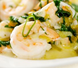 Garlicky Shrimp Scampi