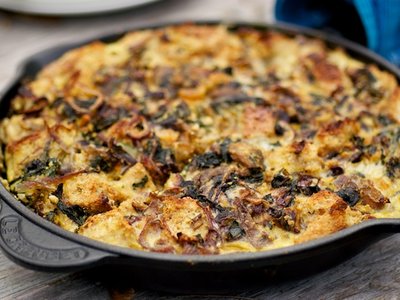 Feta, Ricotta and Swiss Chard Frittata