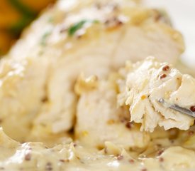 Easy One Pan Triple-Mustard Chicken Dijon