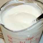 Next make the sour cream layer.