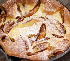 One Pan Peach Pancake