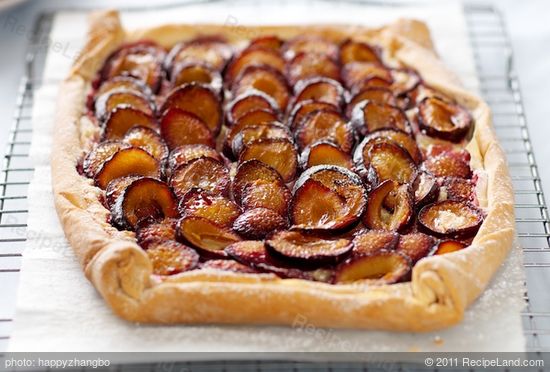 Phyllo Plum Tart Recipe Recipeland